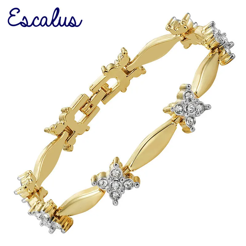 Женский браслет цепочка Escalus магнитный с кристаллами бижутерия Bio|women bracelet|healing