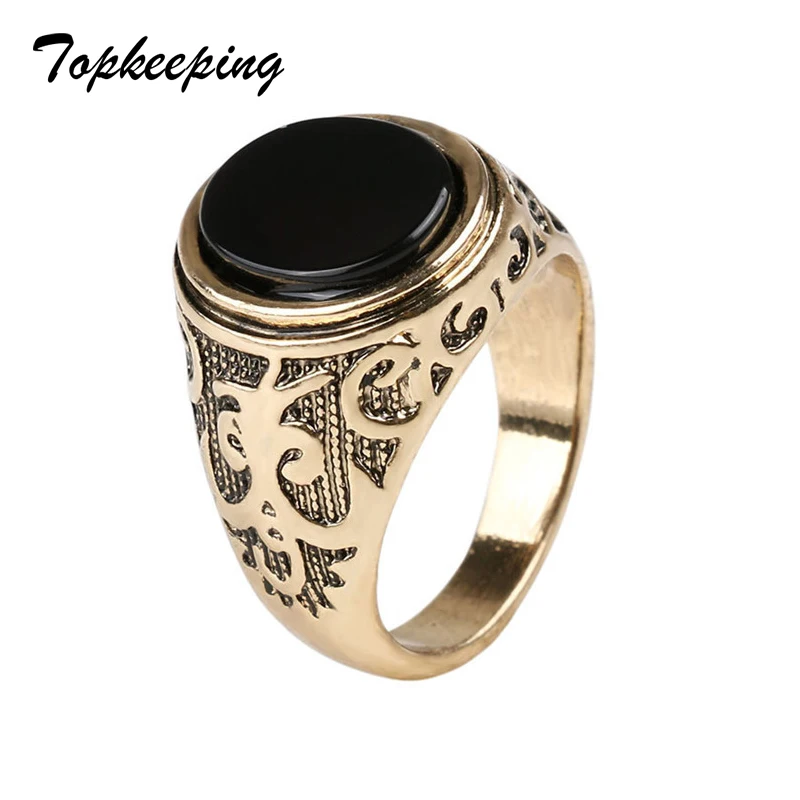 Unisex Fashion Jewelry Business Men Exquisite Enamel Finger Ring Boys
