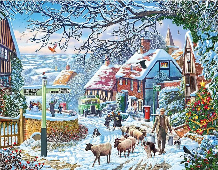 winter snow scenery