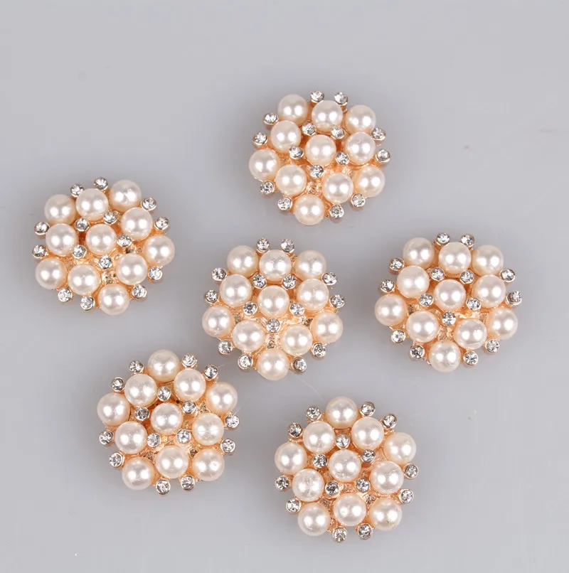 

Exquisite Imitation Cream Pearl Pin Brooch Diamante Rhinestone Wedding Brooch DIY jewelry accessories 12pcs/lot MYQB006