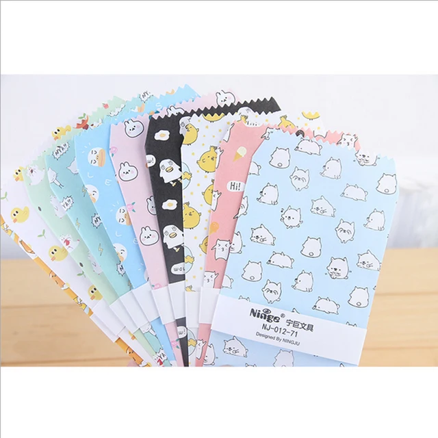 5pcs lot cartoon cute eggs envelope writing paper stationery kawaii