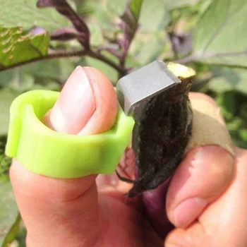 

Good Quality Fruit Picking Blade Tool Tomato Cucumber Grape Orange Garden tools V Model Pick up Melon picking Ring color random