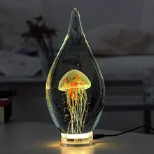 Creative Jellyfish Night Light, Novel, Creative, Simple, Unique Shape Glass Ornaments