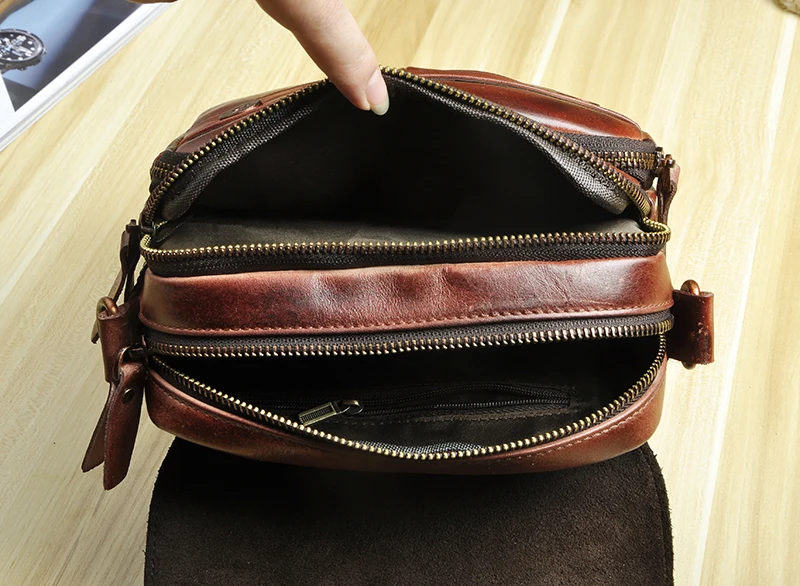 Оригинальная кожаная мужская модная повседневная сумка-тоут сумка-мессенджер дизайнерская сумка через плечо сумка на одно плечо сумка для планшета для мужчин 144