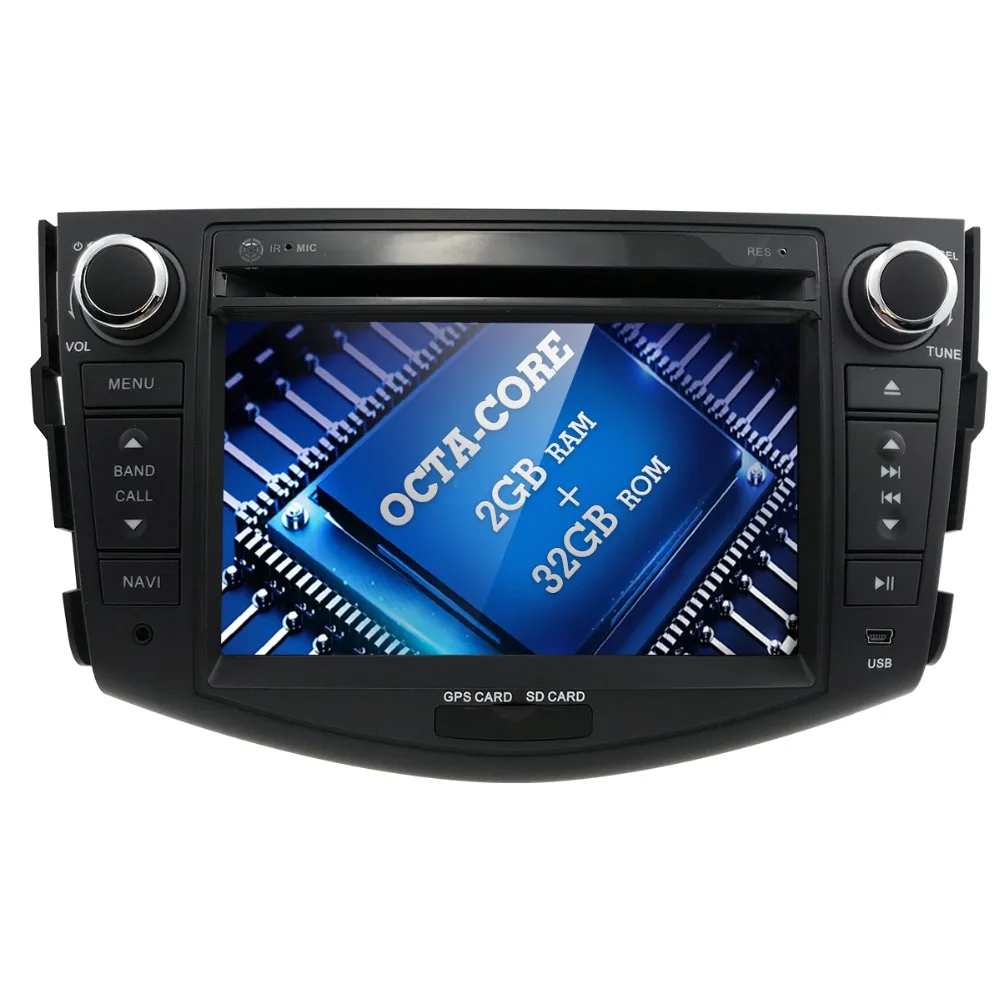 

Android 7.1 Octa Core 7 INCH Car dvd Player For Toyota RAV4 2006 2007 2008 2009 2010 2011 2012 4G WIFI GPS Navigation DAB DVR BT