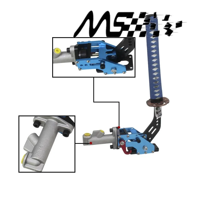 Универсальный автомобильный Стайлинг гидравлический ручной тормоз гоночный самурайский меч дрейф ручного тормоза парковочный ручной тормоз