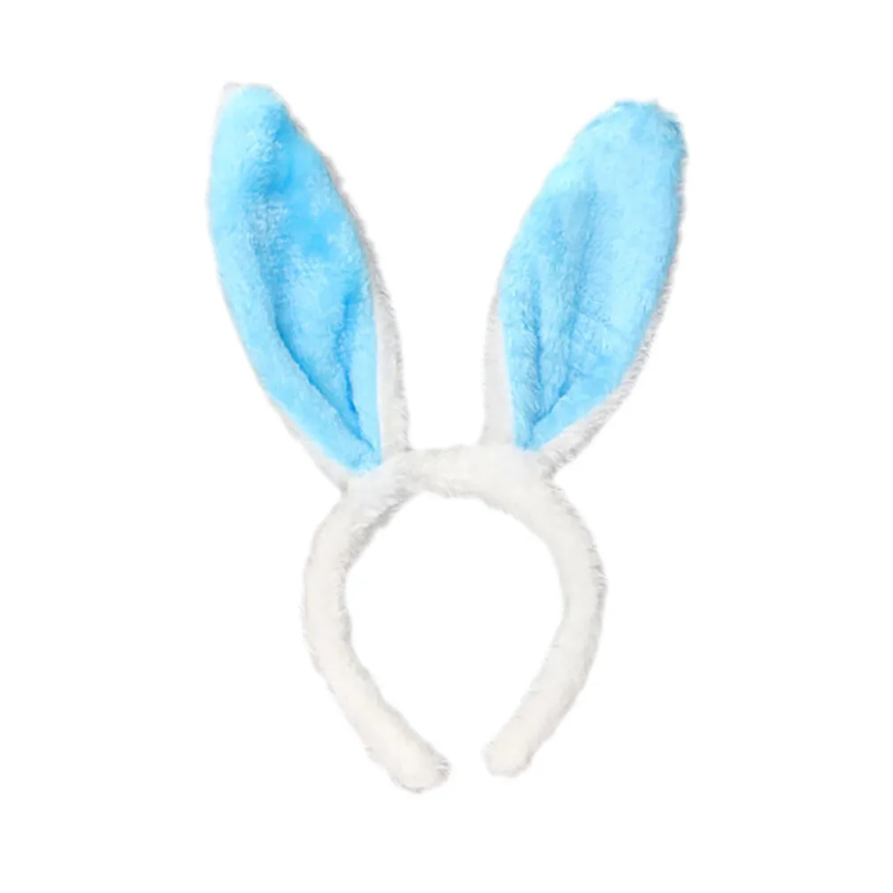 

New Easter Costume Rabbit Bunny Ears Headband Funny Cute Plush Hair Band For Festival Soft Fashion Lovely Hairband X1