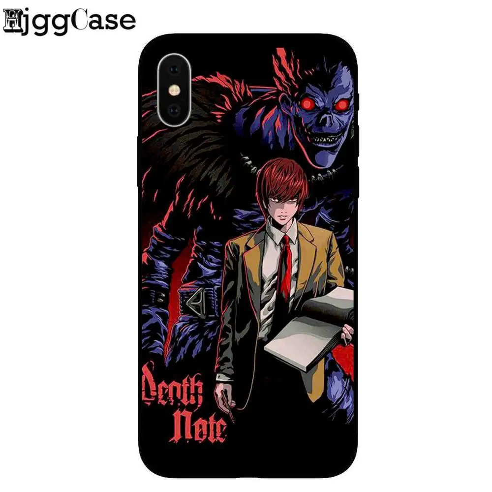 Death Note, мягкий черный силиконовый чехол из ТПУ для телефона Ryuk kira, чехол для телефона Apple iPhone 8, 7, 6, 6S Plus, X, 5, 5S, SE, чехол, Fundas Capa - Цвет: TPU A3245