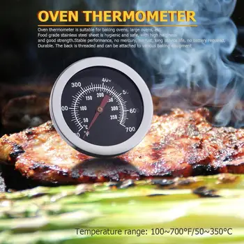 

Stainless Steel Food Meat Thermometer Kitchen Thermometer BBQ Oven Kitchen Cooking Probe Temperature Gauge 100-700F
