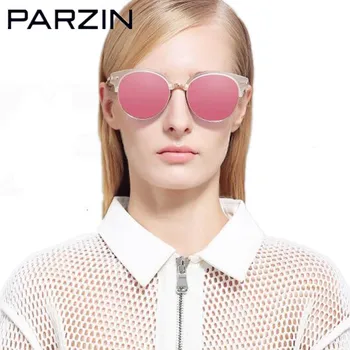 

PARZIN Polarized Sunglasses Women Tr90 Female Sun Glasses Vintage Colorful Sunglaes Ladies Shades +Packing Box 9870