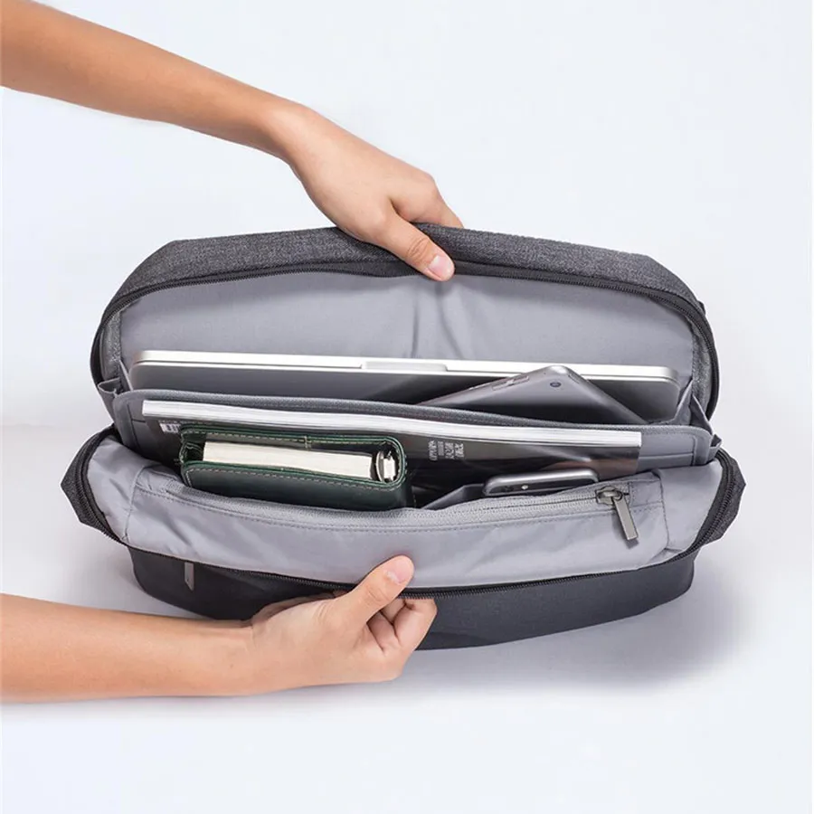 Xiaomi 90 простой город Messager сумка/сумка большая емкость Повседневная через плечо водонепроницаемый рюкзаки для мальчиков и девочек
