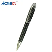 ACMECN Новейшая металлическая черная шариковая ручка с шашечным узором MB стиль кристалл логотип брендовая шариковая ручка роскошные подарки для мужчин