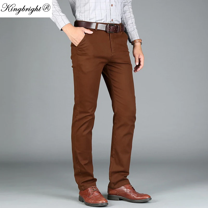 2017 Coffee Dark Red Pants Men Business Trousers High Quality Men Casual  Pant Autumn Big Size(28-44) Mens Four Season Pantst - AliExpress Men's  Clothing