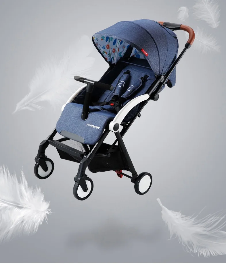 5 kgfactory Deluxe легкая складная детская коляска, коляска для новорожденного, детская коляска, четыре зонтик-цветовое колесо багги, садитесь на