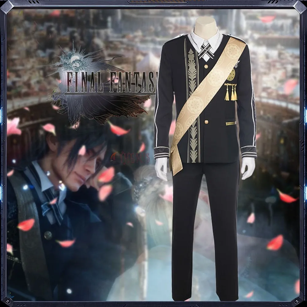 Костюм для косплея Athemis ultifantasy XV Noctis Lucis Caelum мужчин полный комплект изготовленный