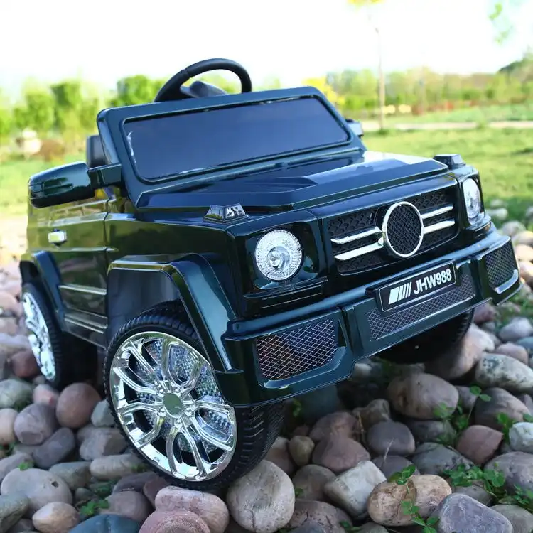 Children's electric car four wheeled double car with remote control