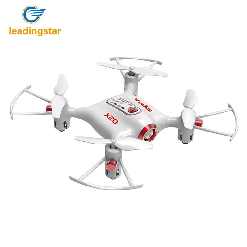 

LeadingStar New RC Quacopter X20 2.4G 4CH 6-aixs Gyro Pocket Drone RTF with Headless one Key Return Mode 3D-flip Function zk35