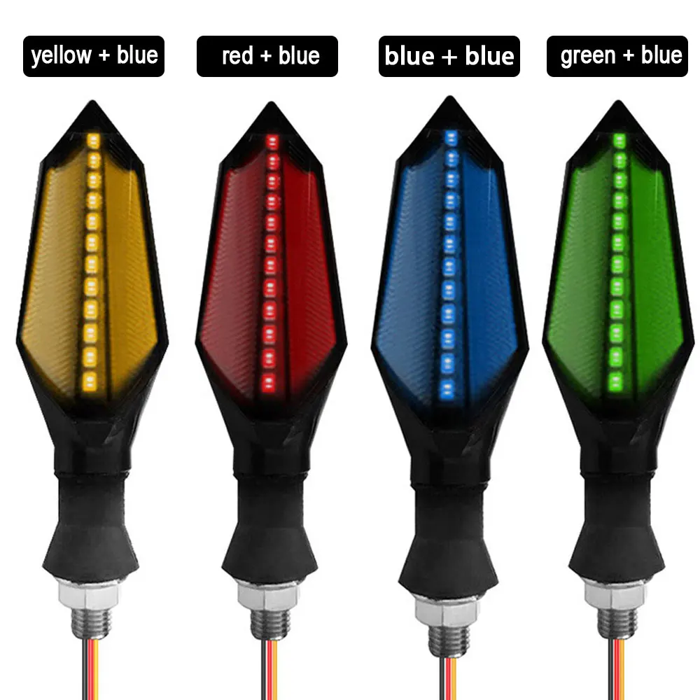 Vehemo мотоцикл струящиеся водяные огни указатель поворота ходовой свет сигнал