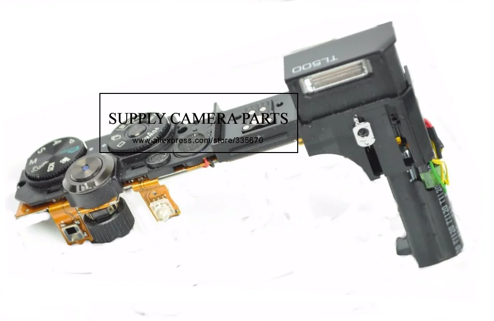 

free shipping ! 95%New For Samsung TL500 EX1 Top Cover With Flash Replacement Repair Part