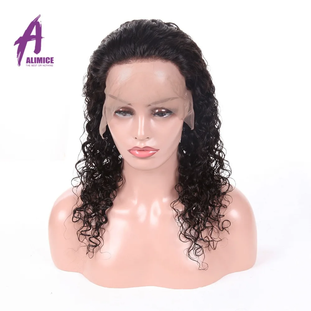 Alimice Brazilian Water Wave Lace Front Human Hair Wigs Front Lace Wigs With Baby Hair Pre Plucked Natural Hairline Remy Hair (13)