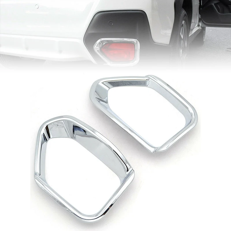 Для Subaru XV хромированная задняя противотуманная фара лампы для бамперов крышка отделка окантовка защитных стекол приборов