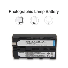 2400 мА/ч, NP-F550 NP-F570 Перезаряжаемые литий-ионный Батарея пакет для NP-F550 F750 F970 F960 светодиодный видео фотолампа Батарея
