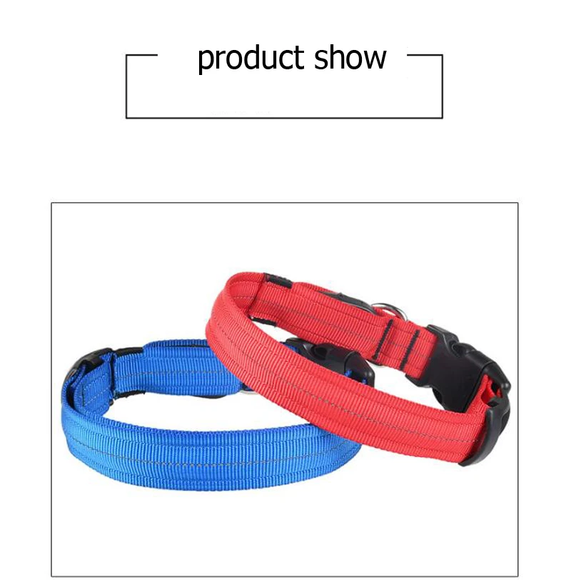 Pet USB Charging Collar LED Light Night Anti-lost Anti-car accident Charging Dog Collars Pet Luminous Safety Supplies            (16)
