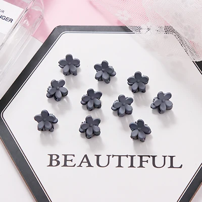 10pcs gray 5/10 шт./лот для девочек милый маленький сливовых расцветок заколки для волос для детей прекрасные заколки для волос Заколки ободки Дети Мода женские аксессуары для волос - Цвет: 10pcs gray