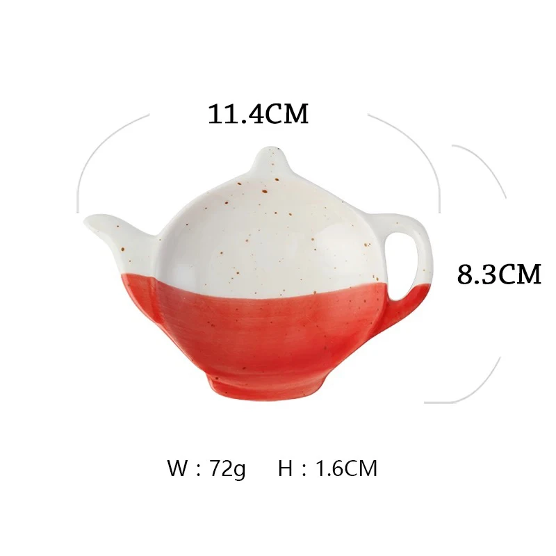 NOOLIM чайник в форме чайника тарелка для соуса тарелка для соевого соуса Ретро подглазурная краска конфетный Цвет Керамическая маленькая десертная тарелка посуда - Цвет: C