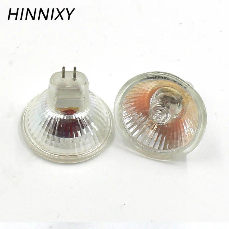 Hinnixy 10 шт./лот MR11 GU5.3 супер яркая галогенная лампа с регулируемой яркостью 12 В/220 В 35
