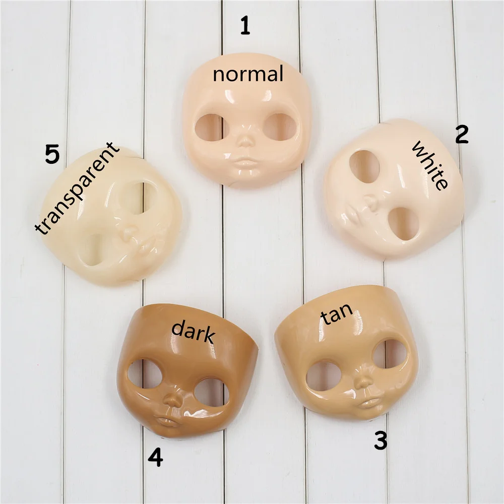 [Распродажа упаковки] для 1/6 Заводская кукла Blyth лицевая пластина с задней пластиной для макияжа лица и винтов разного типа подходит для DIY