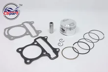 Performance 52mm Piston Rings Gasket Kit GY6 50CC to 120CC Jonway Sunny Keeway Taotao Roketa JCL