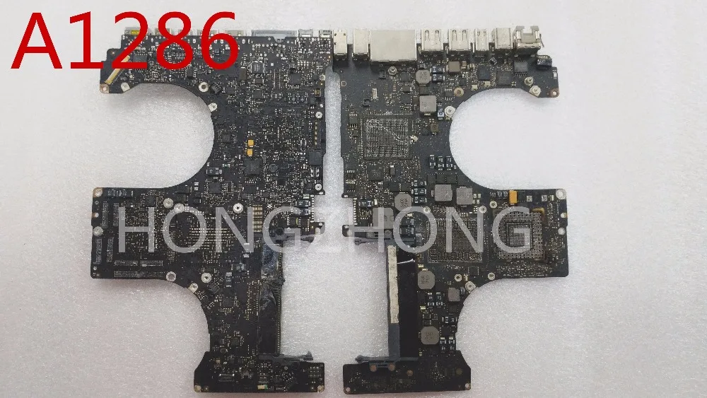 

A1286 2010years 820-2850 820-2850-A Faulty Logic Board For 15" A1286 repair presented a smc stencil