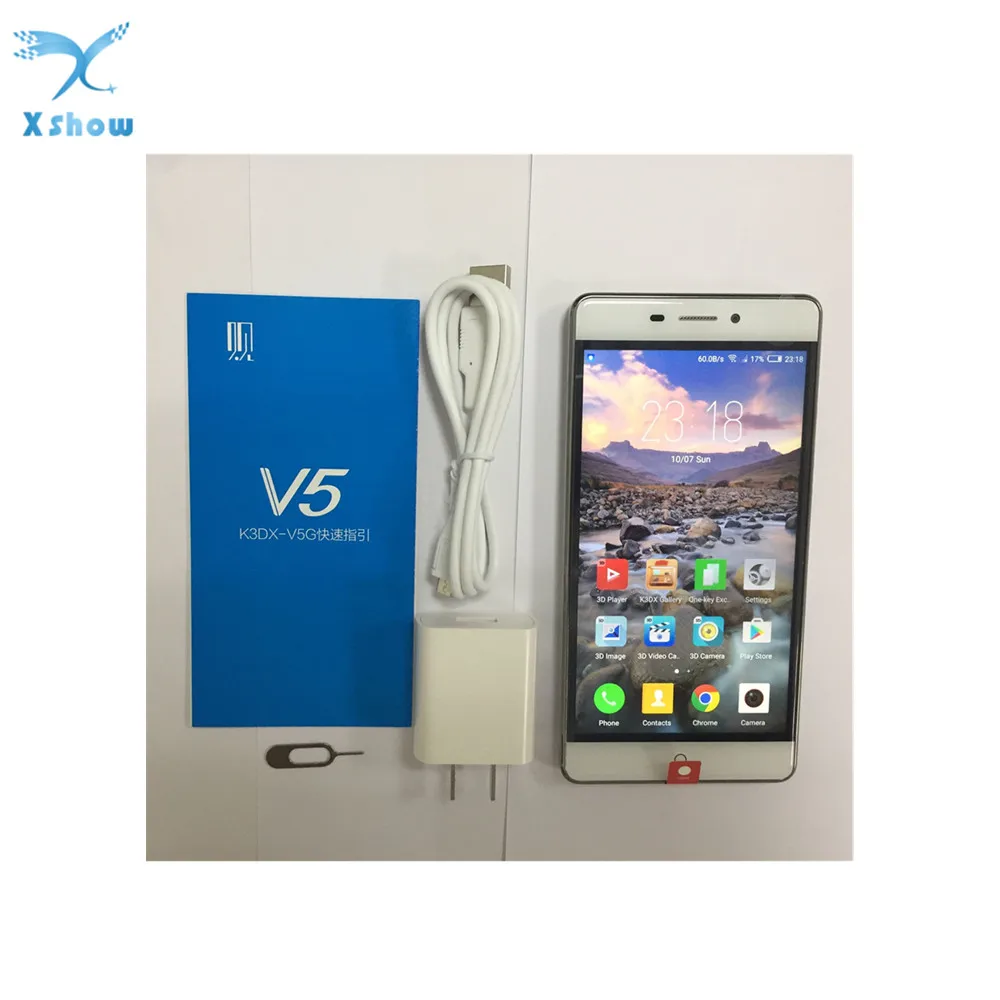 Смартфон zte V5 K3DX-V5G 5," 1920x1080 Android 5.1.1 Naked Eye 3D 3000 мАч 3 ГБ 32 ГБ MSM отпечатков пальцев 8952 Восьмиядерный мобильный телефон