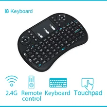I8 Клавиатура 2,4 ГГц Sans Fil i8 клавир тачпад Fly Air мышь для Android tv box игровой Мини ПК Английский Русский Испанский