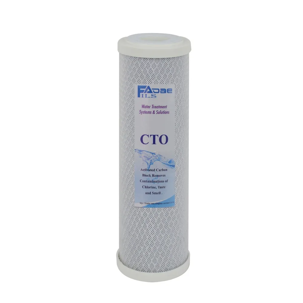 10 inch Carbon Block(CTO) Water Filter Replacement Filters 5 Micron