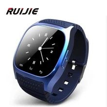 Smart Bluetooth Uhr M26 Smartwatch mit Led-anzeige Barometer Alitmeter Musik-player Schrittzähler für Android IOS Smartphone