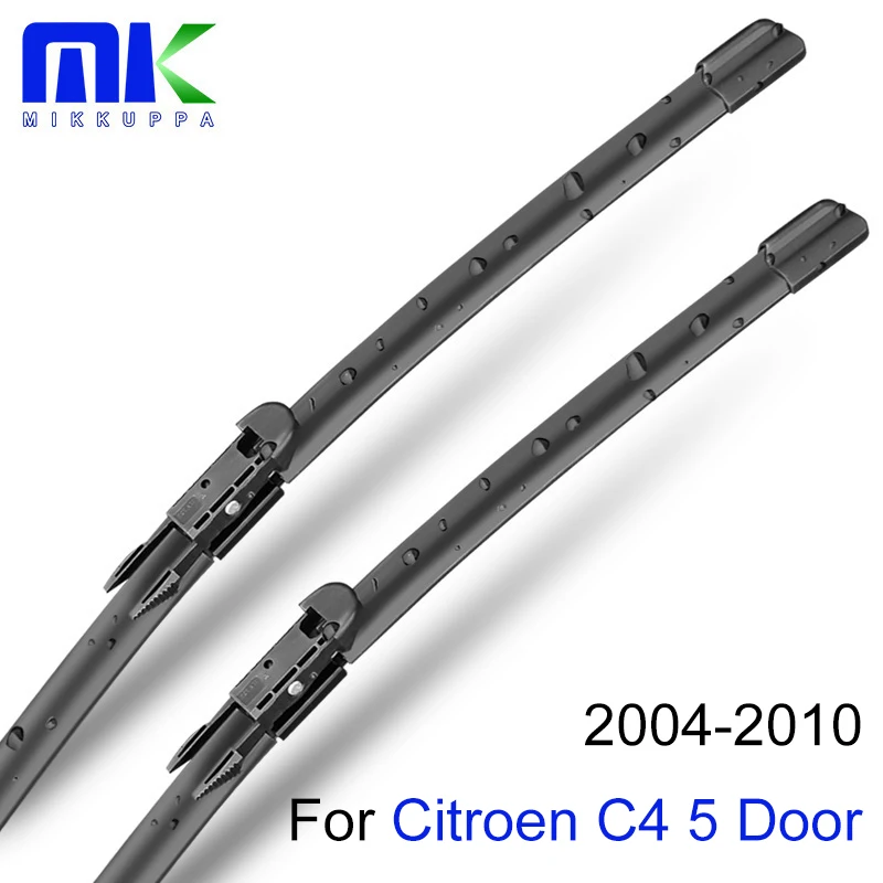 

Mikkuppa Front And Rear Wiper Blades For Citroen C4 5 Door Hatchback 2004-2010 Windscreen Rubber Windshield Auto Car Accessories