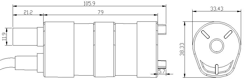 Three-phase Micro Motor DC Water Pump