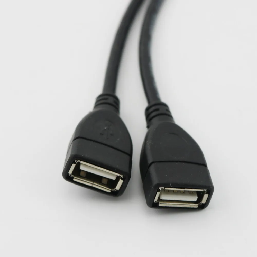 1 шт. материнская плата для женщин 10 Pin 0," разъем для Dual 2x USB 2,0 A Женский адаптер разделительный кабель 50 см 1.5Ft