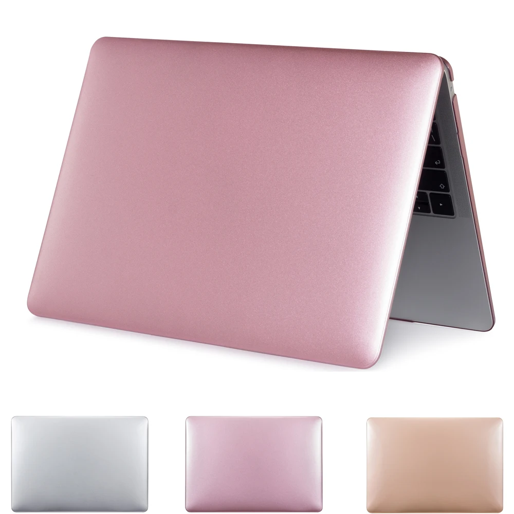 

A1932 Metallic Finish Matte Laptop Case For Macbook Air 13.3" Professional protection cover shell 2018