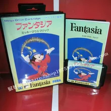Фантазия игры Картридж с коробкой и руководством 16 бит md карты для Sega Mega Drive для Genesis