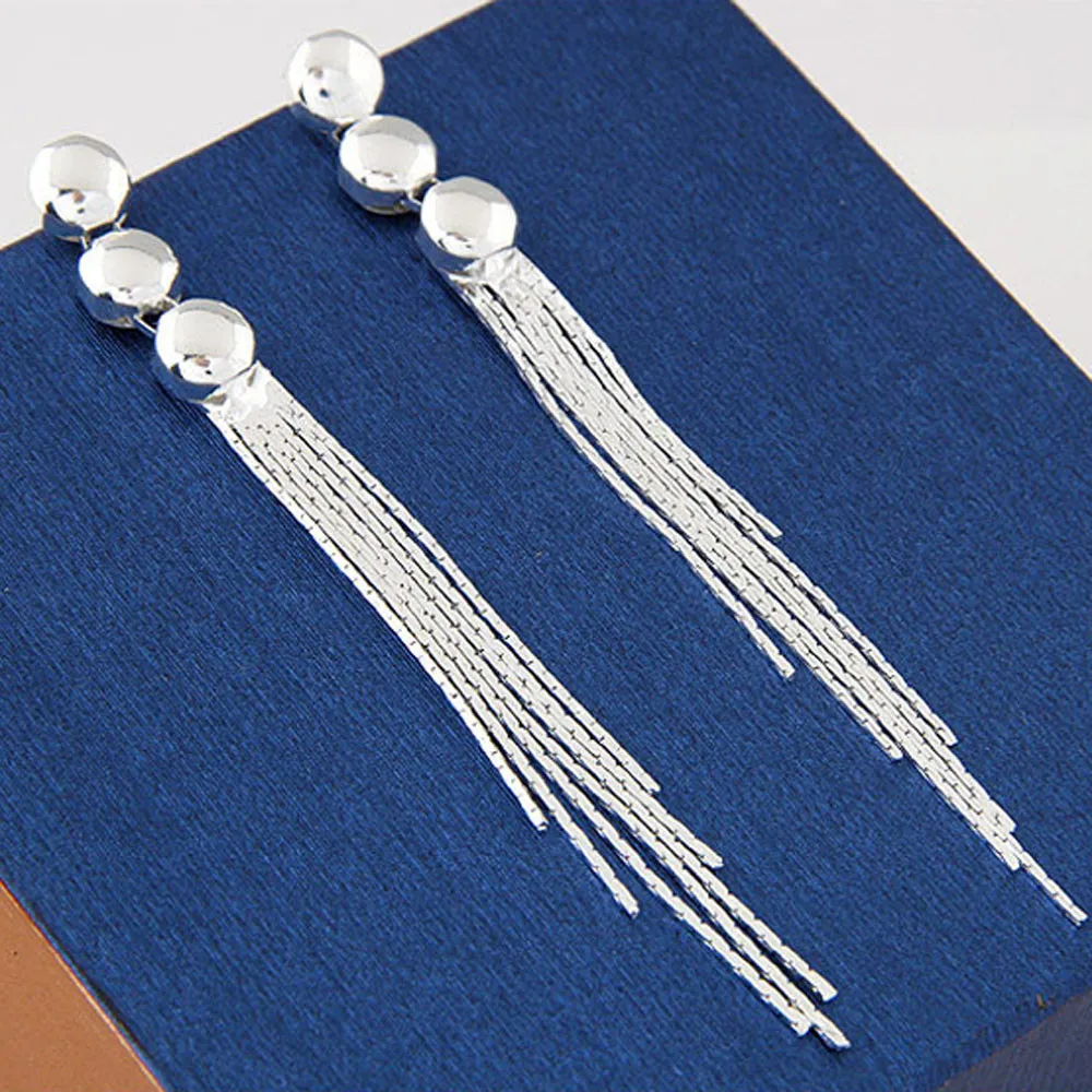 

2018 Women Tassel Pendant Ear Stud Dangle Elegant Earrings Girl Women Gift Wedding Party Event Girl Cute Pretty Jewelry Access