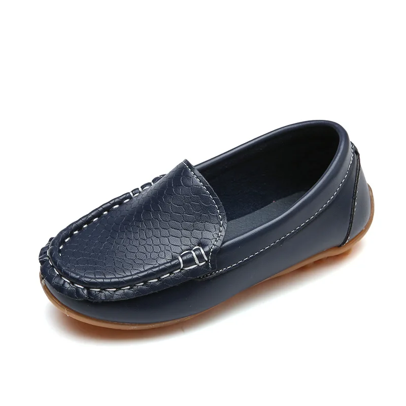 children's sandals JGSHOWKITO Kids Shoes Candy Colors Unisex Boys Girls Soft Loafers Slip-on PU Leather Shoes For Children Size 21-38 Moccasin Hot slippers for boy