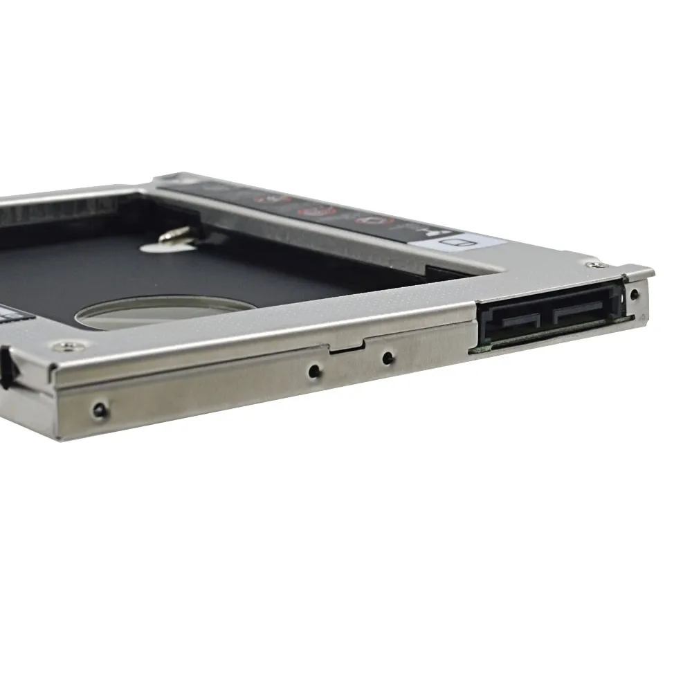 Для Macbook Pro Unibody 1" 15" 1" SuperDrive алюминиевый Универсальный SATA3.0 2nd HDD Caddy 9,5 мм SSD чехол Корпус для HDD Optibay