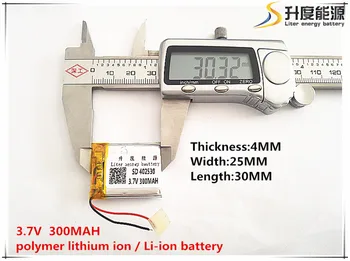 

10pcs [SD] 3.7V,300mAH,[402530] Polymer lithium ion / Li-ion battery for TOY,POWER BANK,GPS,mp3,mp4,cell phone,speaker