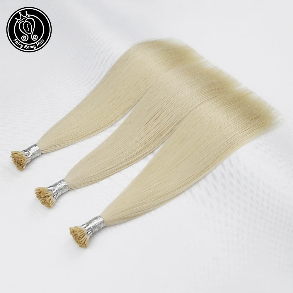 Фея Remy волосы человеческие Fusion кератиновые палочка I Tip Предварительно Связанные