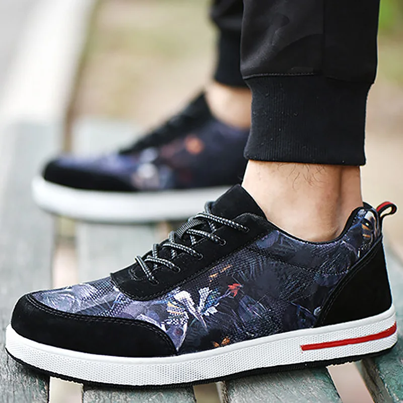

Luxry brand safety shoes men's spring sneakers plus size 38-45 breathable mesh sneakers men steel toe shoes male work shoes