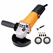 220 В многофункциональная электрическая угловая шлифовальная машина с короткой ручкой для резки металлического листа комбинированный 1 шлифовальный станок для полировки и шлифовки