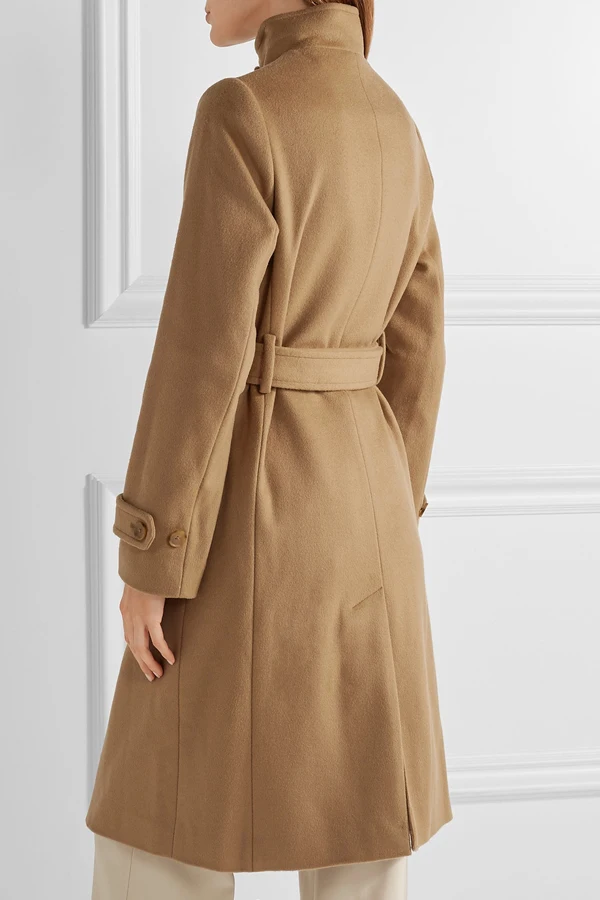 Manteau femme UK, новинка, модное повседневное длинное пальто с зубчатым отворотом, женское коричневое пальто, зимнее теплое, Casacos femininos